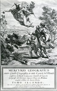 Mercure guidant la Géographie, 1692 - Giovanni Battista Gaulli